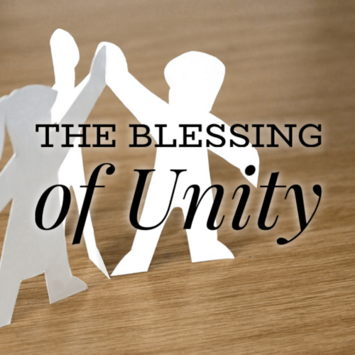 The Blessing of Unity